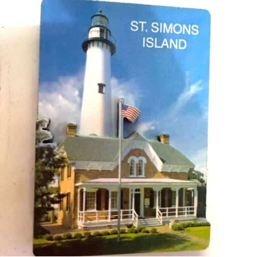 St. Simons Island Lighthouse 3D Layered Magnet Keeper’s Dwelling 3